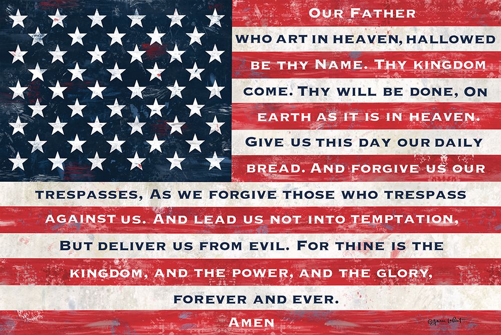 Our Father Flag art print by Annie LaPoint for $57.95 CAD