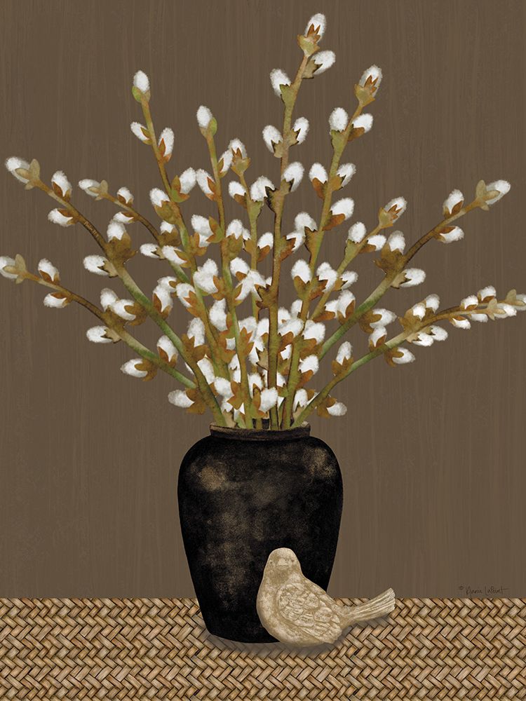 Heritage Style Pussywillows I art print by Annie LaPoint for $57.95 CAD