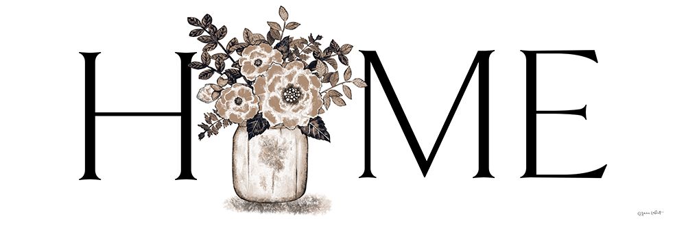 Vintage Blossoms Home Sign art print by Annie LaPoint for $57.95 CAD