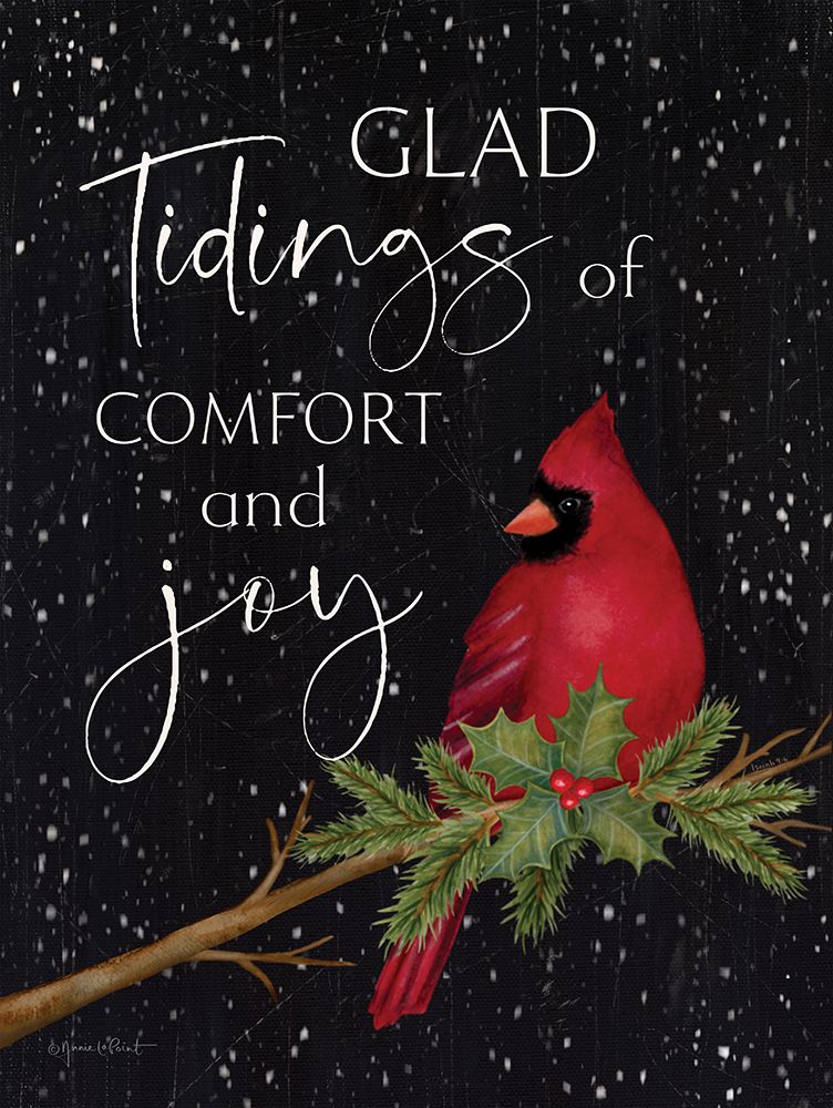 Comfort and Joy Cardinal art print by Annie LaPoint for $57.95 CAD