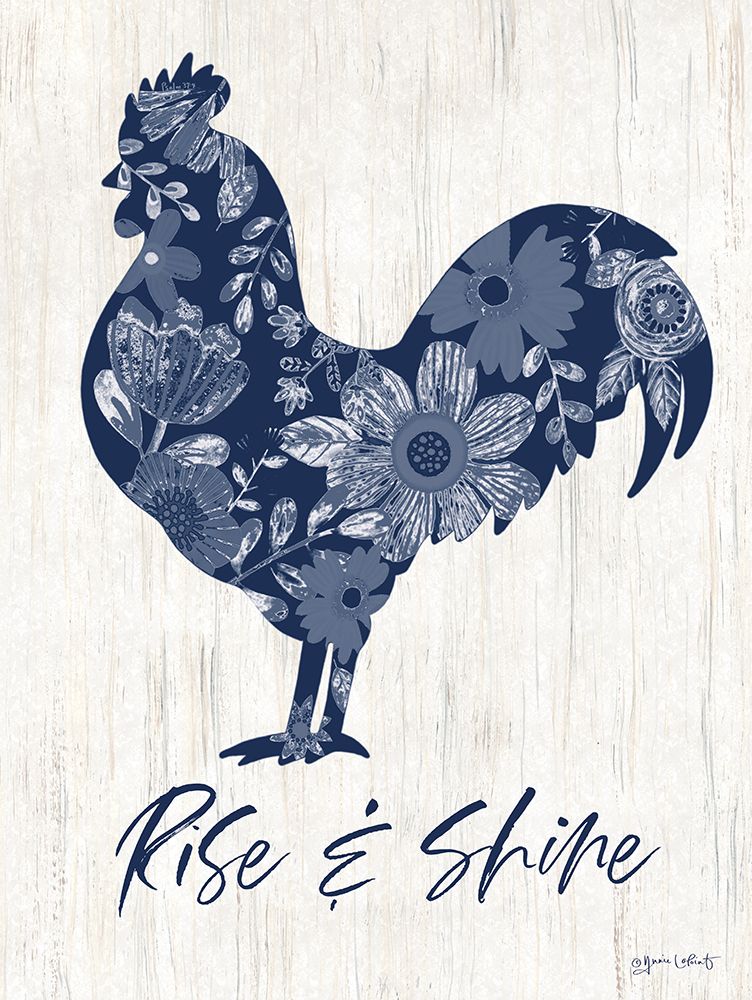 Rise and Shine Rooster art print by Annie LaPoint for $57.95 CAD