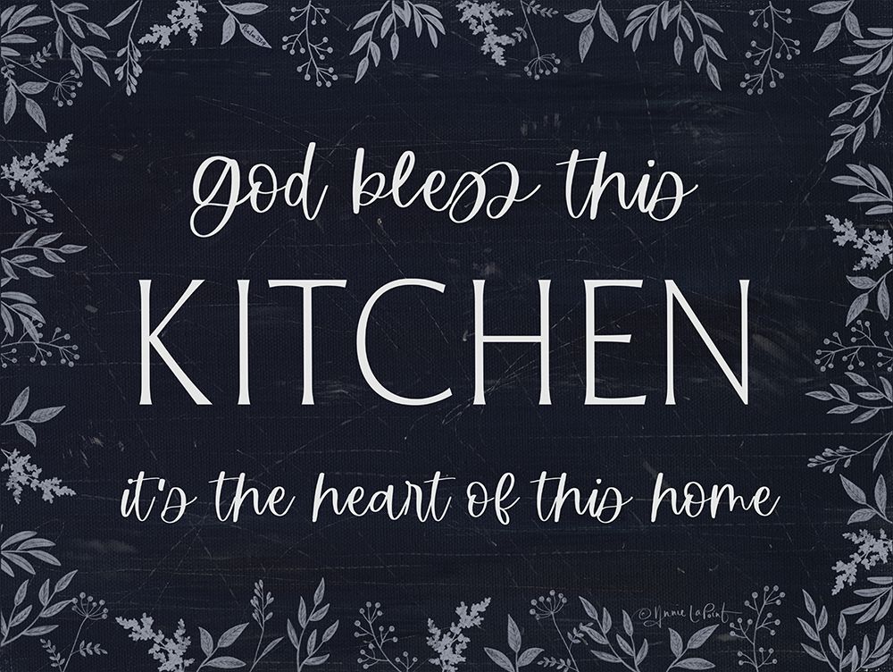 God Bless this Kitchen art print by Annie LaPoint for $57.95 CAD