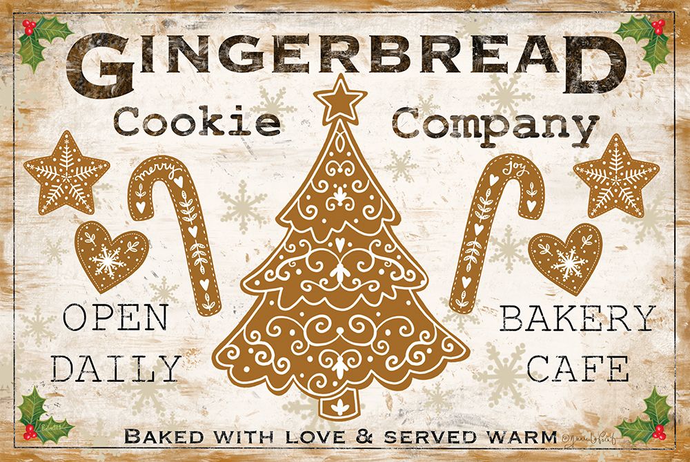Gingerbread Cookie Company art print by Annie LaPoint for $57.95 CAD