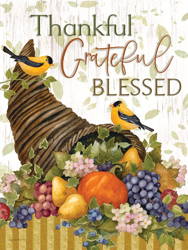 Thankful Cornucopia art print by Annie LaPoint for $57.95 CAD