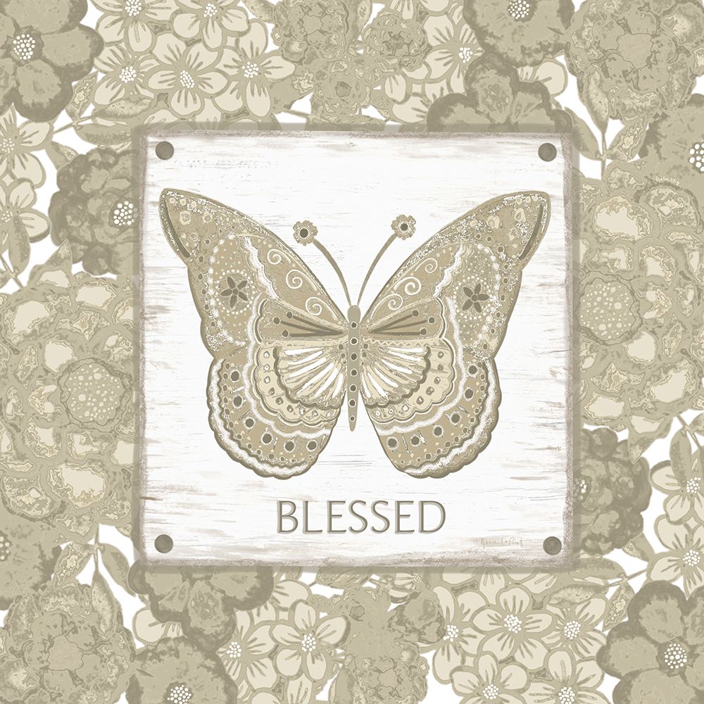 Blessed Butterfly art print by Annie LaPoint for $57.95 CAD