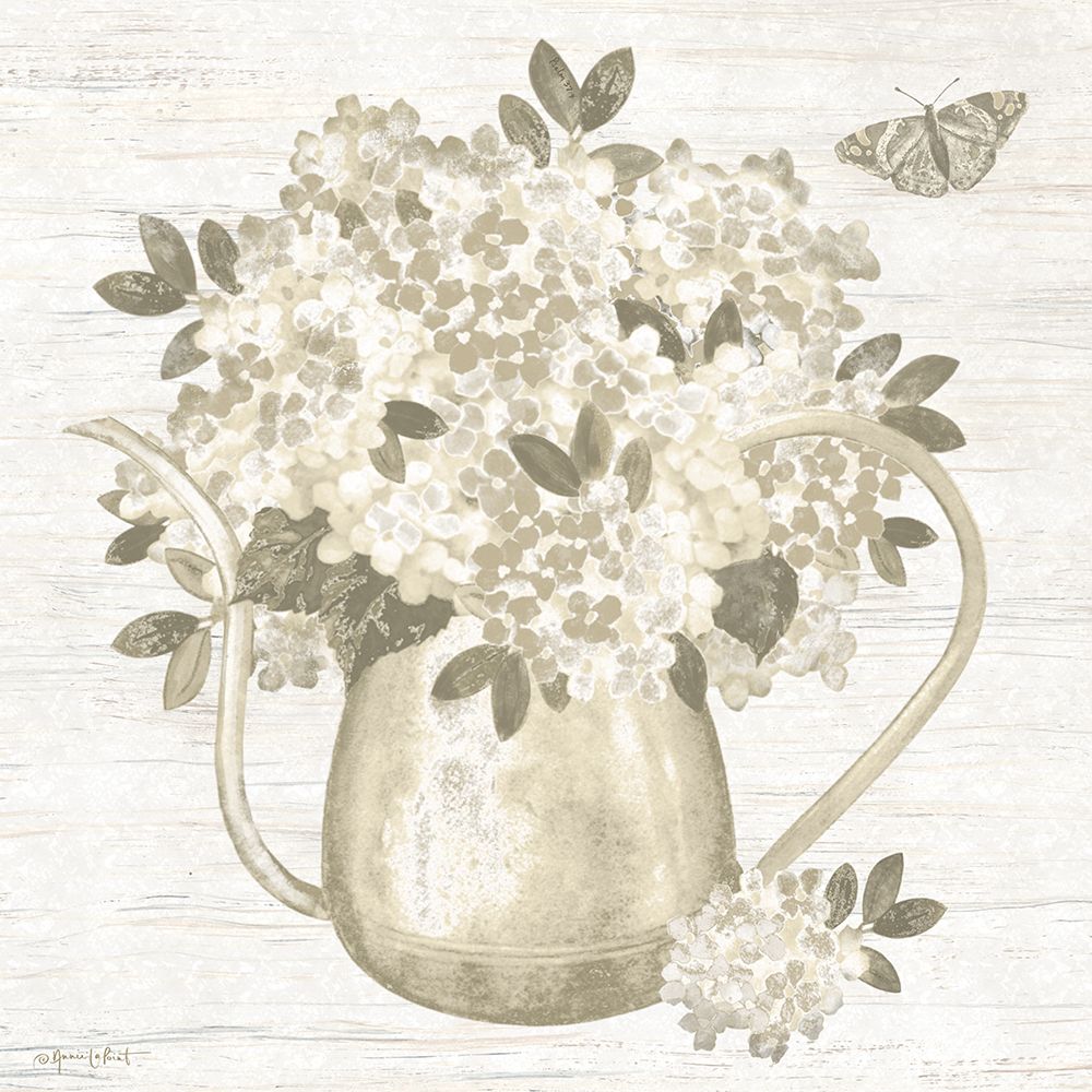 Vintage Blooms II art print by Annie LaPoint for $57.95 CAD