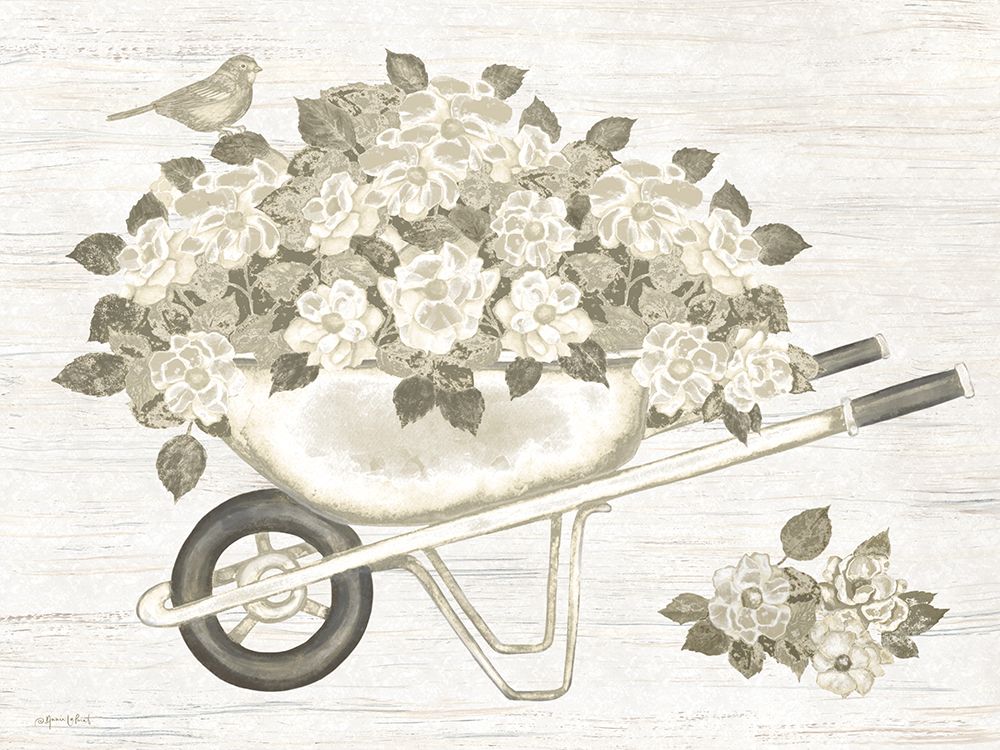 Vintage Blooms III art print by Annie LaPoint for $57.95 CAD