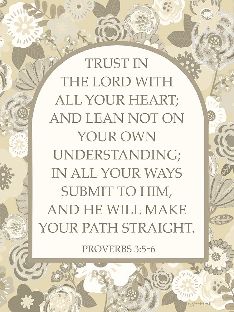 Trust in the Lord art print by Annie LaPoint for $57.95 CAD