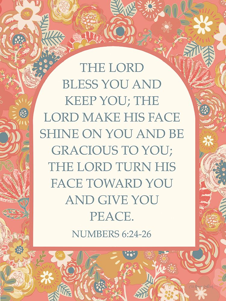 The Lord Bless You art print by Annie LaPoint for $57.95 CAD