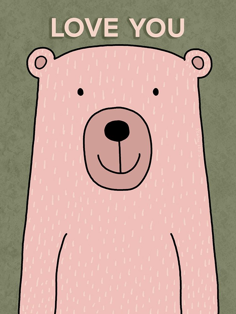 Love You Bear art print by Annie LaPoint for $57.95 CAD
