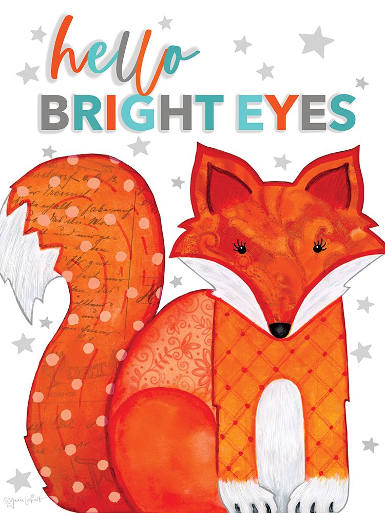 Hello Bright Eyes art print by Annie LaPoint for $57.95 CAD