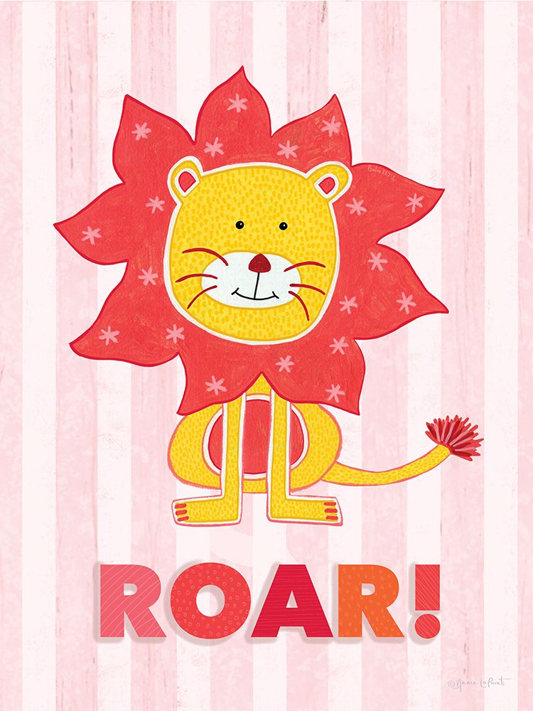 Roar Lion art print by Annie LaPoint for $57.95 CAD