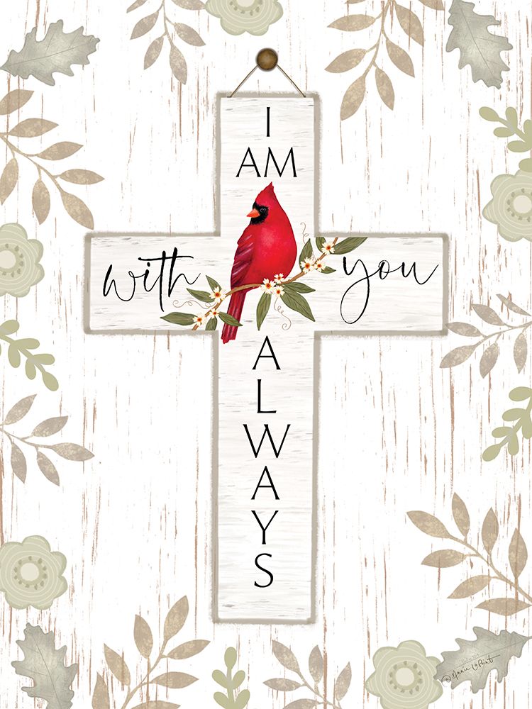 With You Always Cross art print by Annie LaPoint for $57.95 CAD