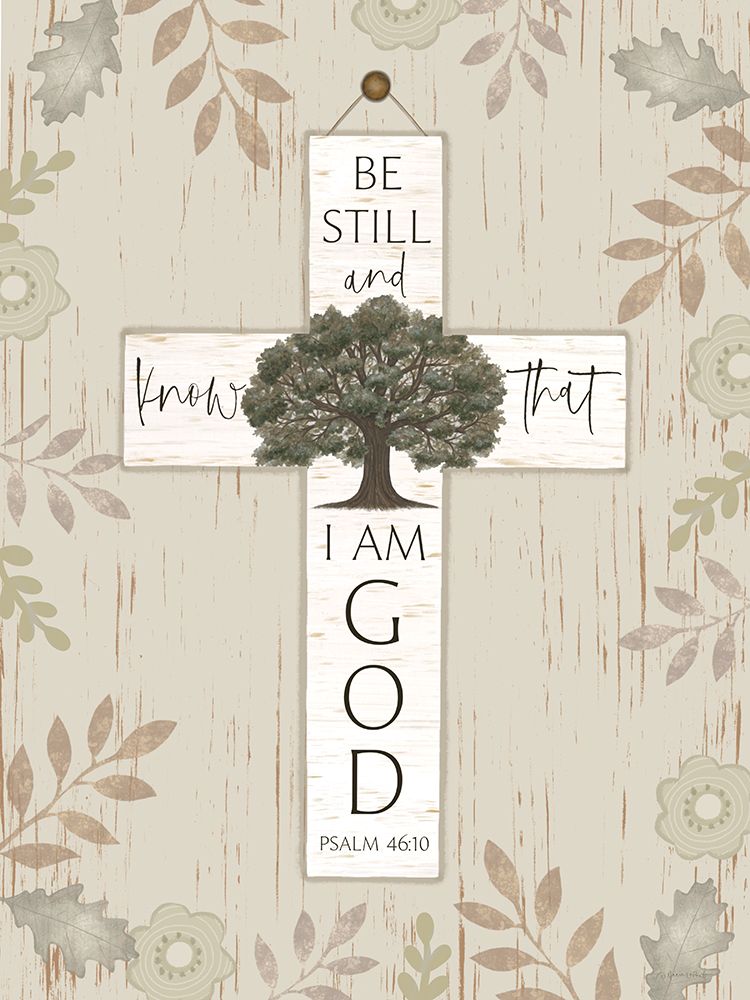 Be Still and Know Cross art print by Annie LaPoint for $57.95 CAD