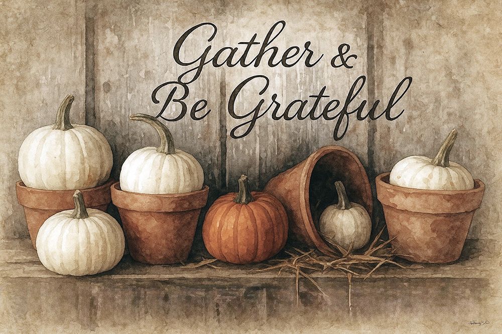 Gather And Be Grateful art print by Anthony Smith for $57.95 CAD