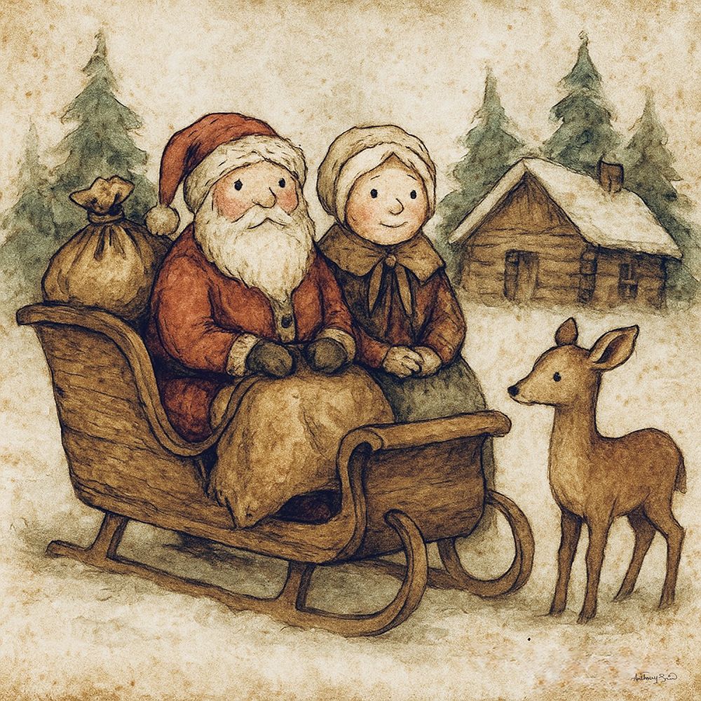 The Spirit of Christmas Past art print by Anthony Smith for $57.95 CAD