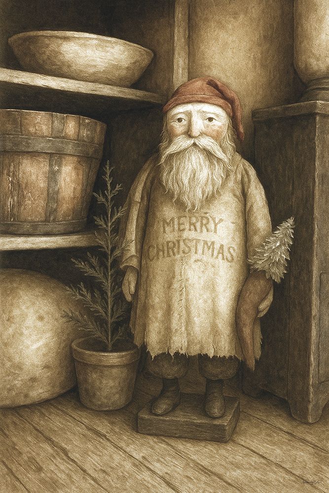 Father Christmas art print by Anthony Smith for $57.95 CAD