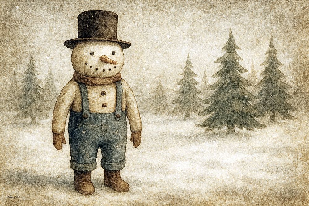 Frosted Forest Friend art print by Anthony Smith for $57.95 CAD