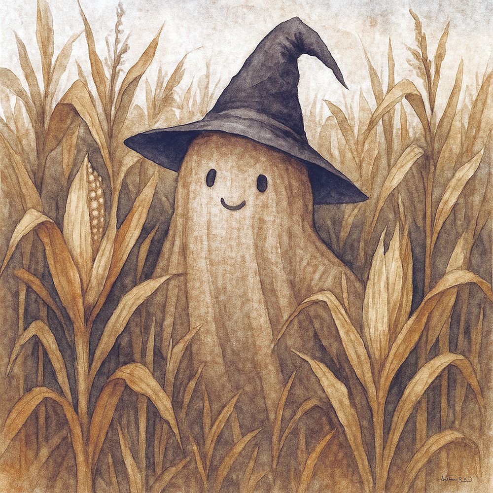 Witchs Little Ghost art print by Anthony Smith for $57.95 CAD