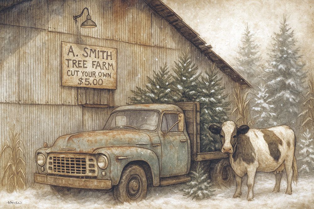 A. Smith Tree Farm art print by Anthony Smith for $57.95 CAD