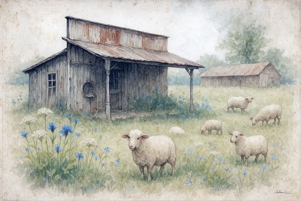 Field of Fleece art print by Anthony Smith for $57.95 CAD