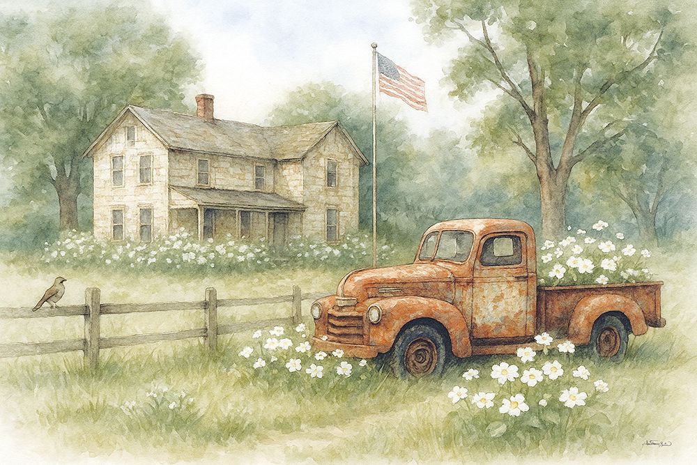 Timeless Americana art print by Anthony Smith for $57.95 CAD