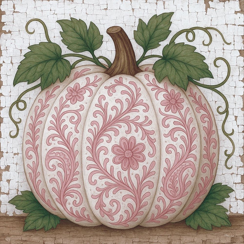 Floral Pumpkin for Fall art print by Anthony Smith for $57.95 CAD