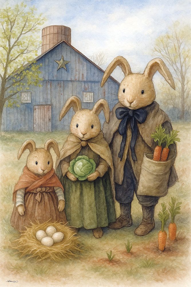 The Rabbit Homestead art print by Anthony Smith for $57.95 CAD