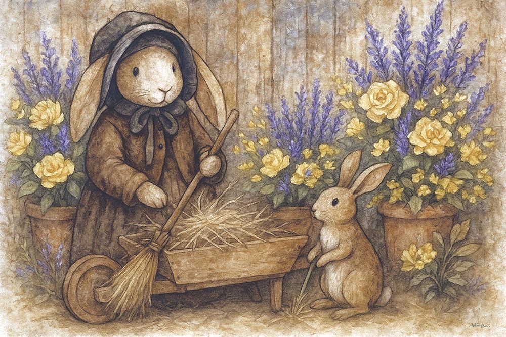 Among the Roses and Lavender art print by Anthony Smith for $57.95 CAD