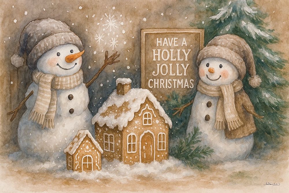A Holly Jolly Christmas art print by Anthony Smith for $57.95 CAD