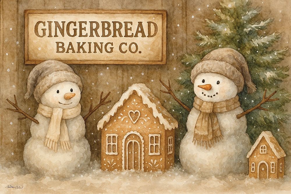 Gingerbread Baking Co. art print by Anthony Smith for $57.95 CAD