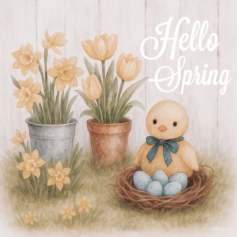 Hello Spring - for dailies art print by Anthony Smith for $57.95 CAD