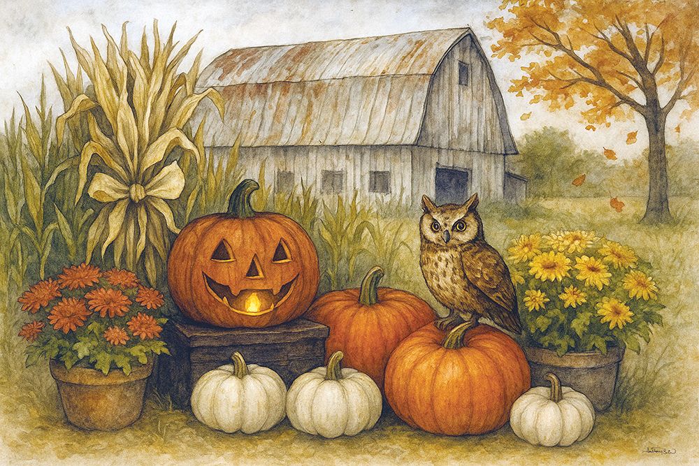 Fall at the Barn art print by Anthony Smith for $57.95 CAD