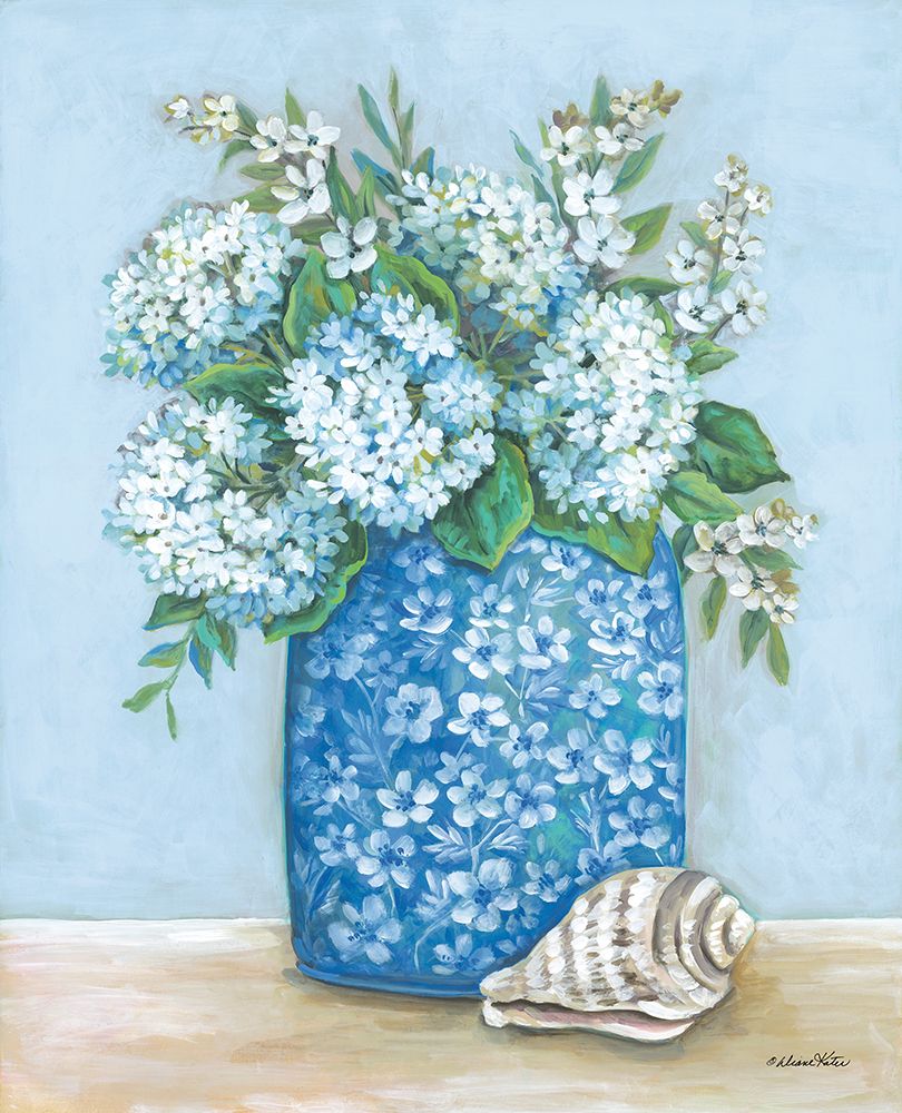 Coastal Hydrangeas art print by Diane Kater for $57.95 CAD