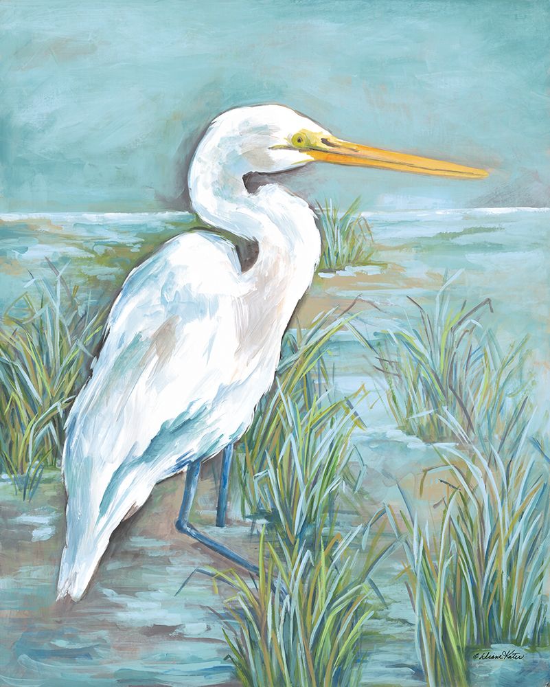 Egret art print by Diane Kater for $57.95 CAD