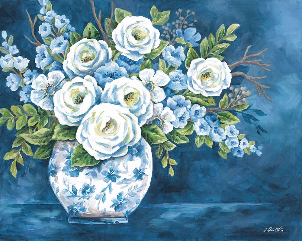 Midnight Blooms art print by Diane Kater for $57.95 CAD