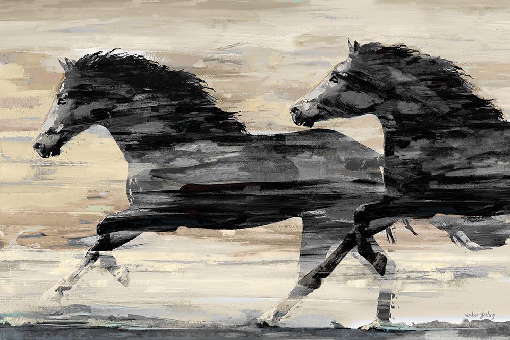 Galloping Horses art print by Amber Sterling for $57.95 CAD