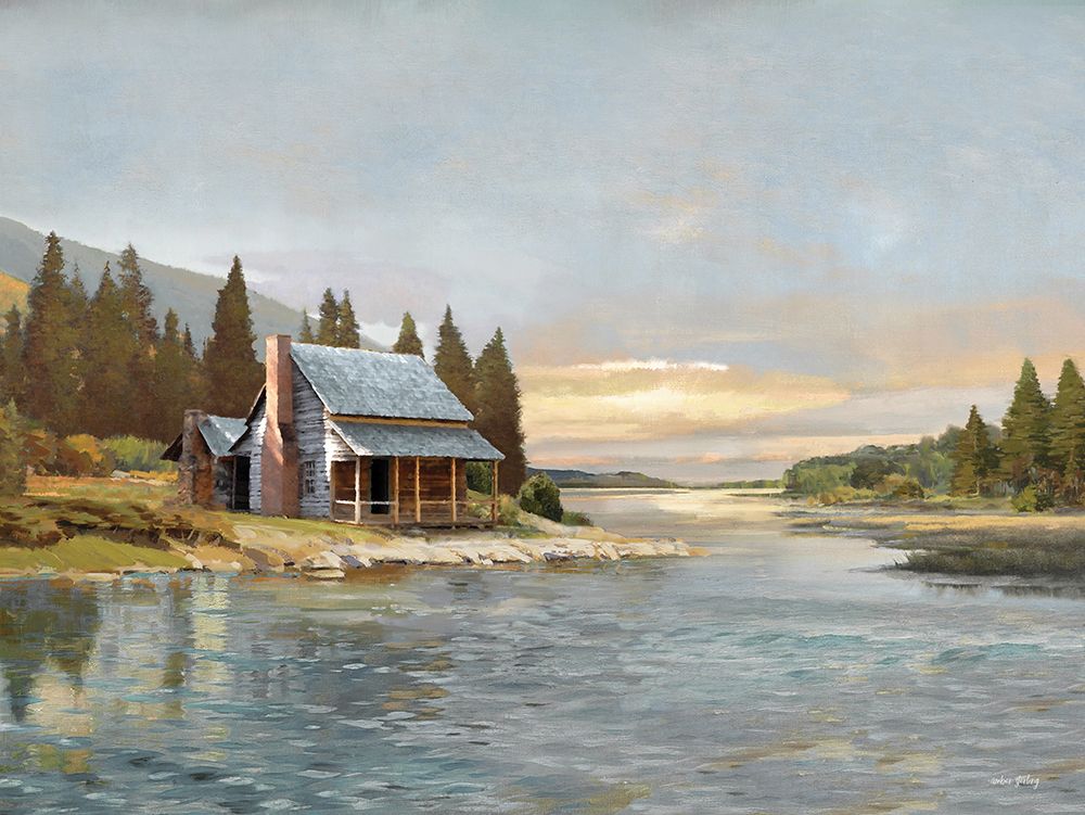 Cabin Retreat art print by Amber Sterling for $57.95 CAD