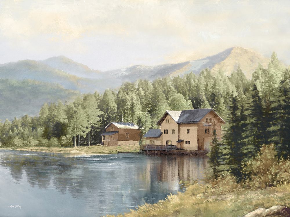 Lake Retreat art print by Amber Sterling for $57.95 CAD