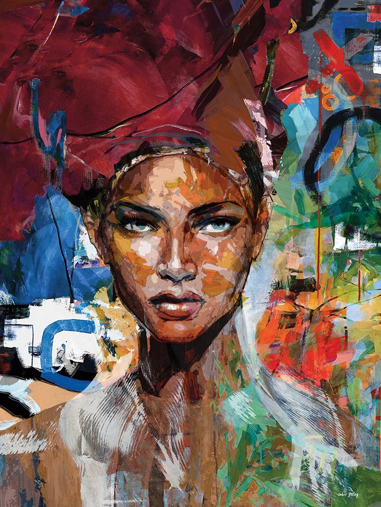 Graffiti Lady art print by Amber Sterling for $57.95 CAD