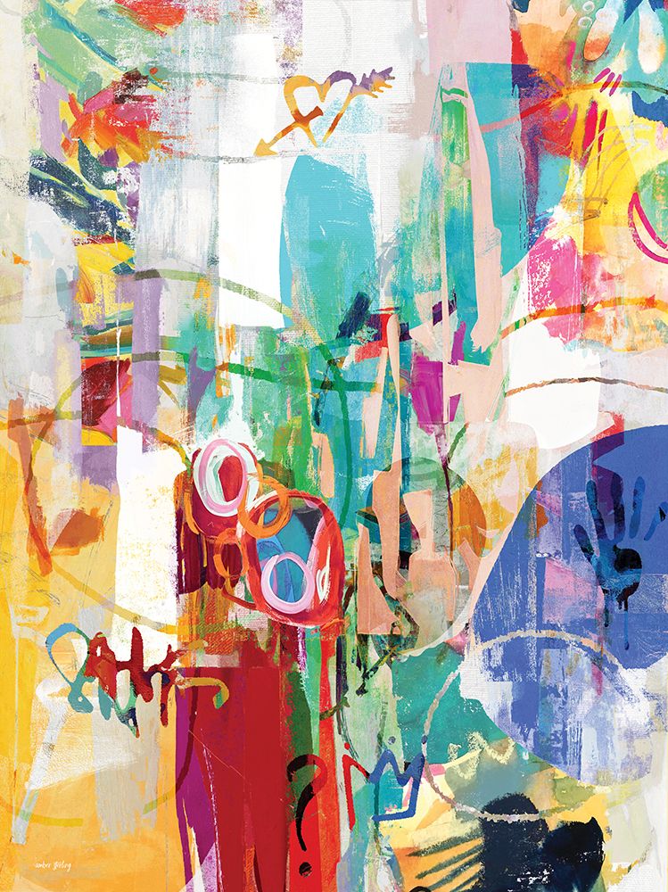 Graffiti Abstract I art print by Amber Sterling for $57.95 CAD