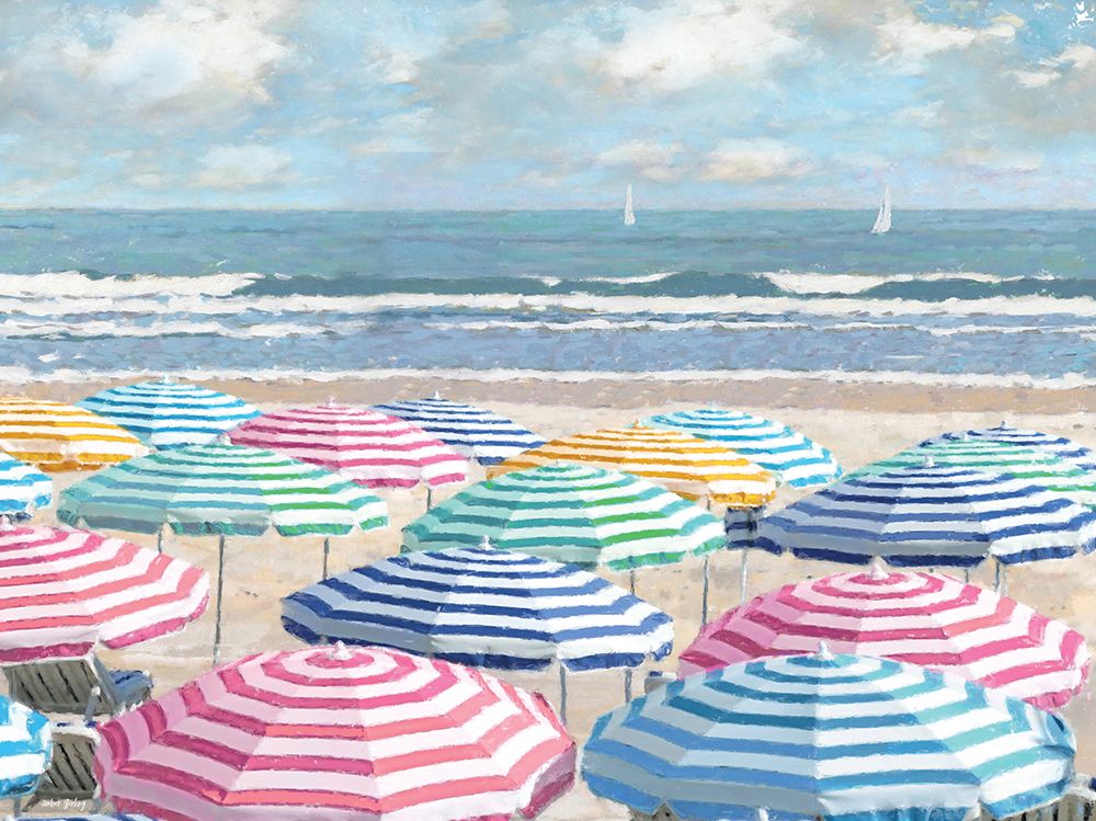 Seaside Sunny Day art print by Amber Sterling for $57.95 CAD