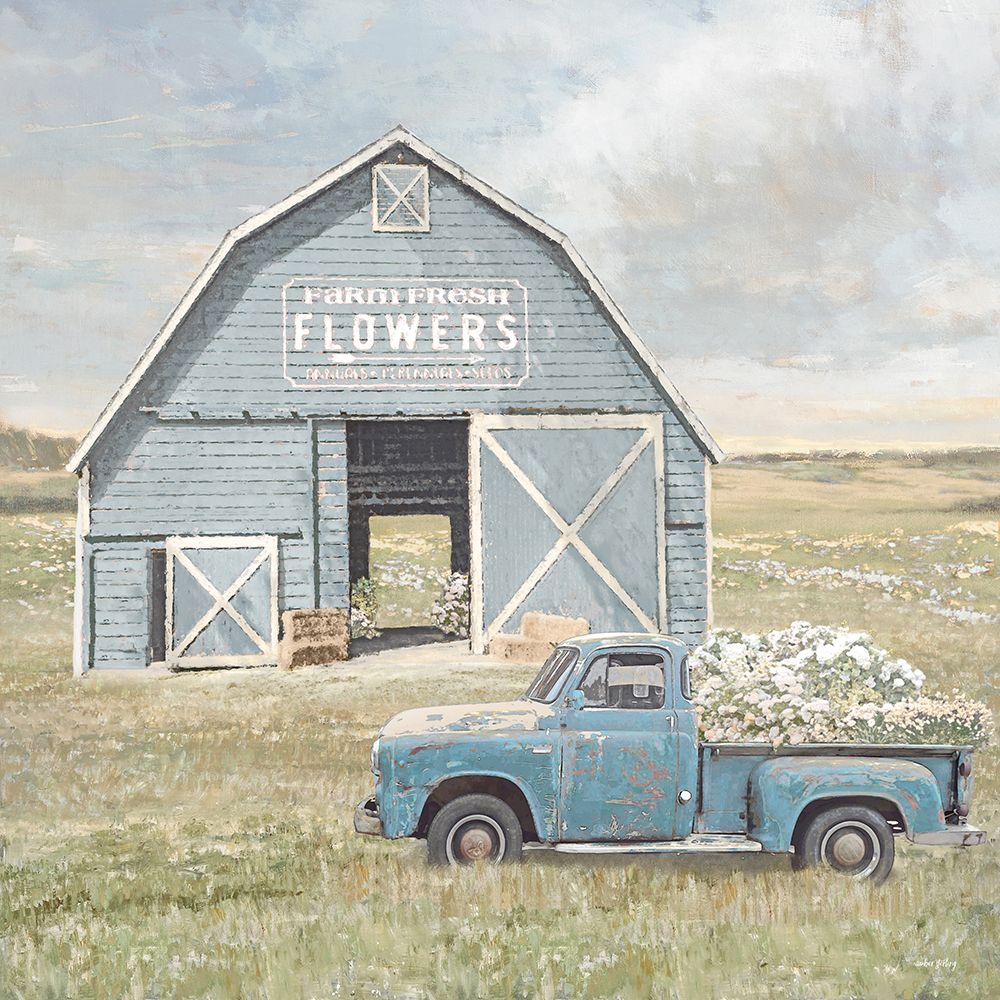 Farm Fresh Flowers II art print by Amber Sterling for $57.95 CAD