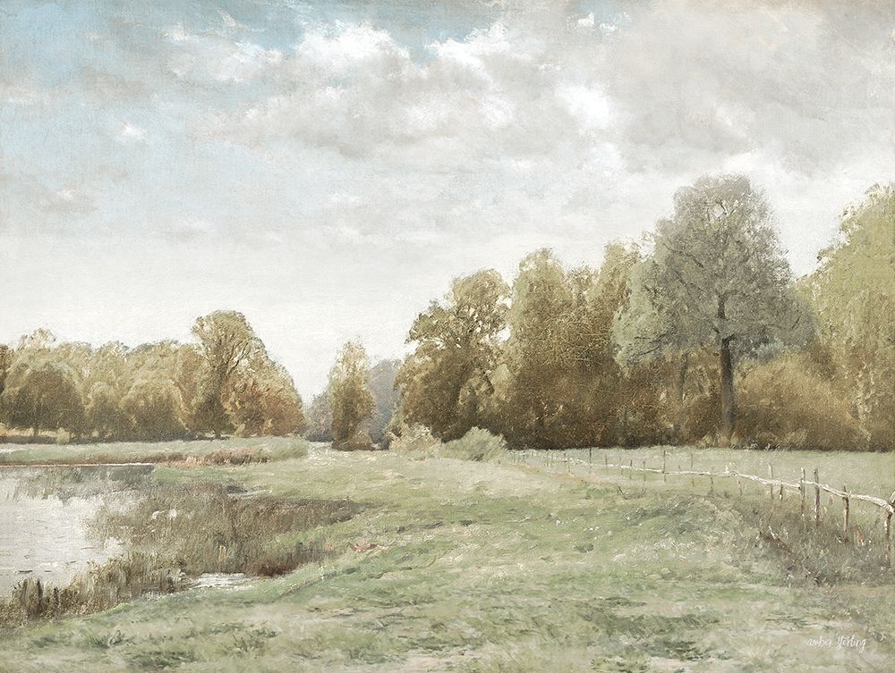 Along the Fence Line art print by Amber Sterling for $57.95 CAD