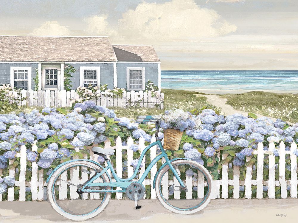Beach Bike art print by Amber Sterling for $57.95 CAD