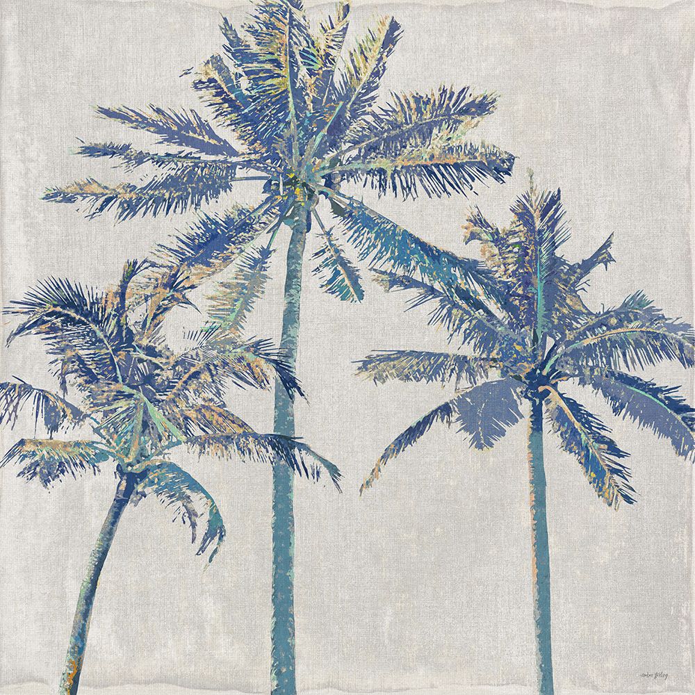Blue Palms art print by Amber Sterling for $57.95 CAD