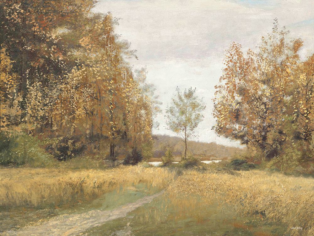 Fall by the Lake art print by Amber Sterling for $57.95 CAD