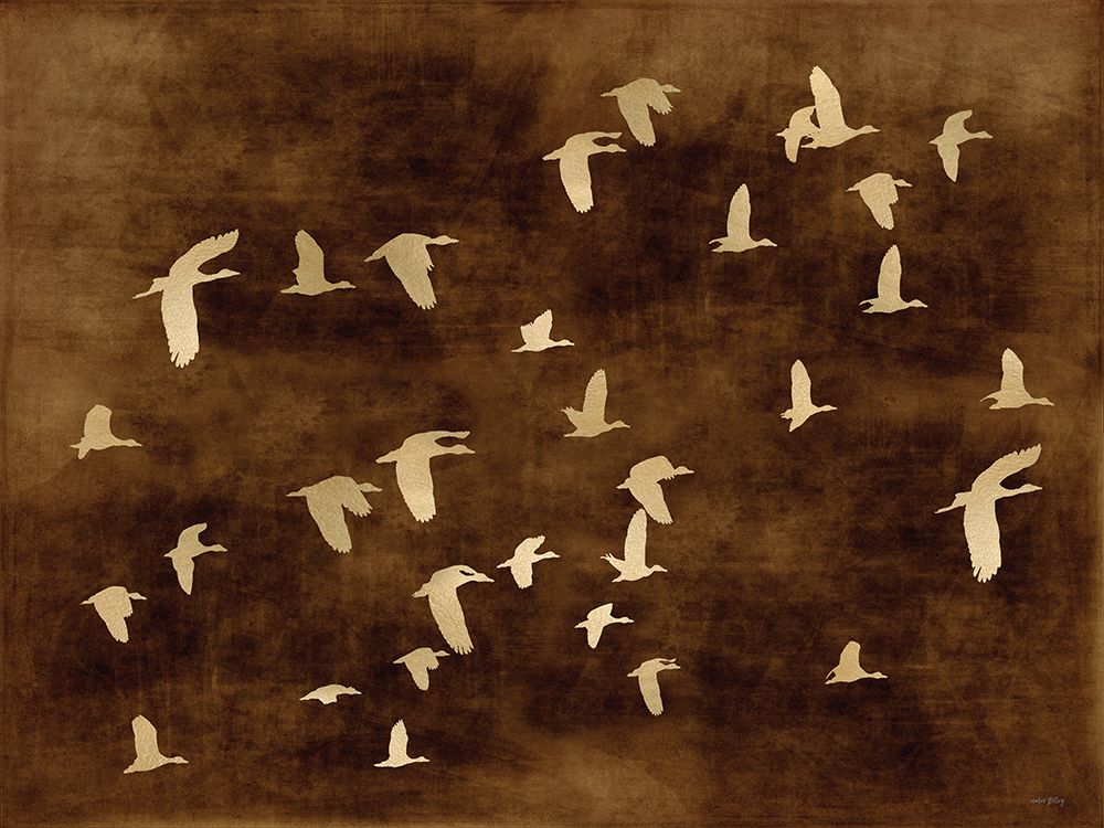 Golden Ducks art print by Amber Sterling for $57.95 CAD