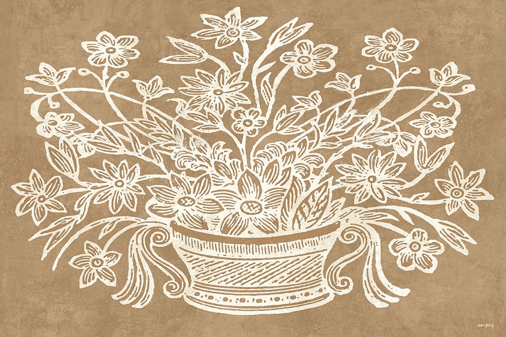 Woodcut Bloom art print by Amber Sterling for $57.95 CAD