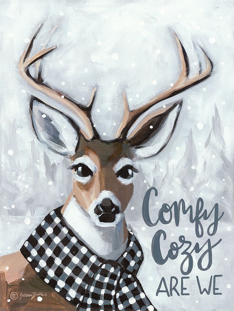 Comfy Cozy art print by Sara Baker for $57.95 CAD